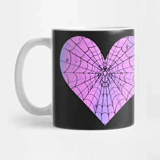 Spider Web Heart V31 Mug